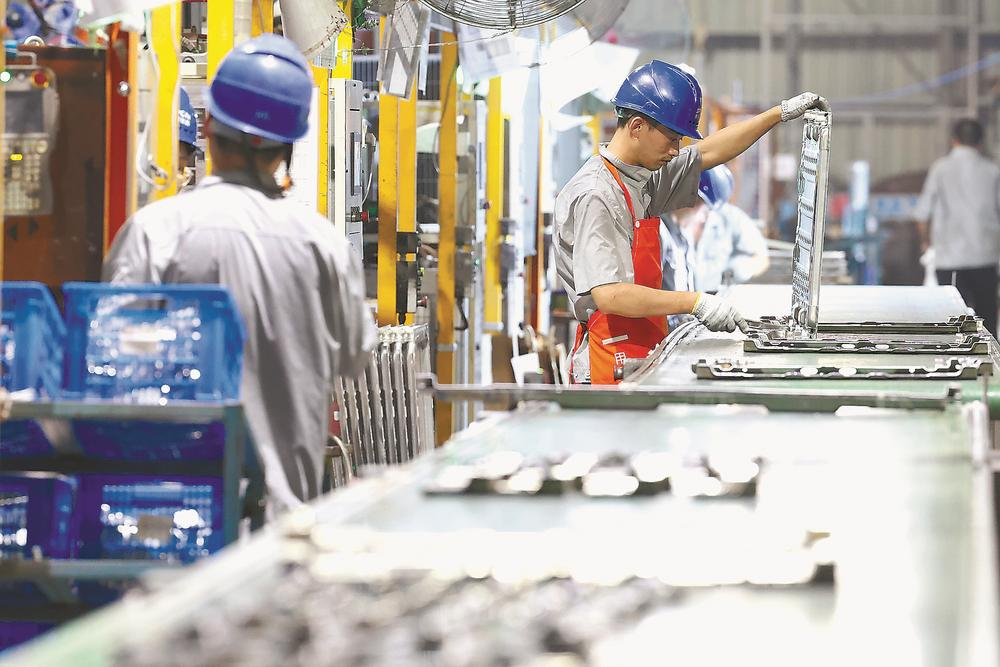 福州市長樂區多家企業搶生產、趕訂單